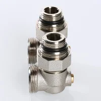ᐉ Узел угловой Valtec 1/2" x 3/4" (евроконус) для нижнего подключения радиатора ✔️ фото | ⏩ Progreem.by
