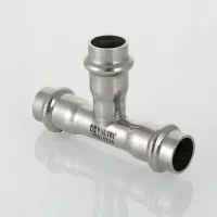 ᐉ Пресс-тройник из нержавеющей стали VALTEC 42 х 42 х 42 мм ✔️ фото | ⏩ Progreem.by