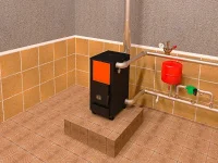 Твердотопливный котел-плита Теплодар Куппер ОВК [10 кВт]