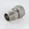 ᐉ Соединитель прямой обжимной Valtec 20 мм х 3/4" с переходом на наружную резьбу VTm.301.N.002005 ✅ фото | Valtec ⭐ Progreem.by