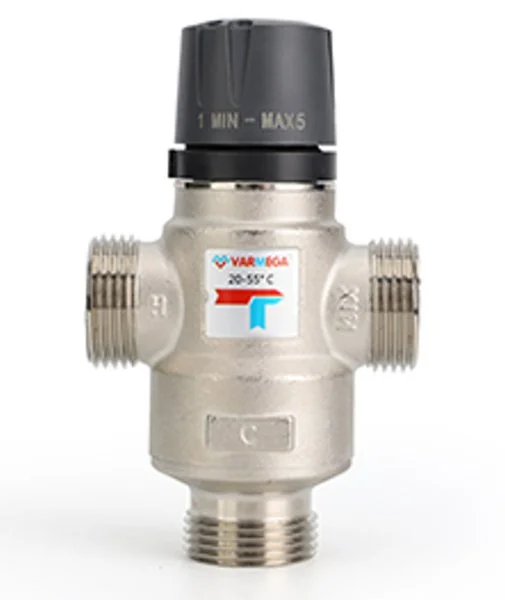 Термостатический клапан Varmega НР, 20-55° VMTV13-425506 Kvs 4.2 1"