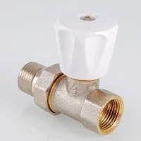 ᐉ Клапан ручной Valtec (компактный) для радиатора, прямой 1/2" ✔️ фото | ⏩ Progreem.by