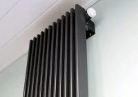 ᐉ Радиатор стальной трубчатый КЗТО Параллели В1-2000-13 нижнее подключение черный матовый RAL 9005 ✔️ фото | ⏩ Progreem.by