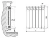 ᐉ Радиатор алюминиевый Rifar Alum 500 [6 секций]  ✅ фото | Rifar ⭐ Progreem.by