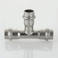 ᐉ Пресс-тройник из нержавеющей стали Valtec 15x12x15 мм ✔️ фото | ⏩ Progreem.by