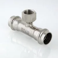 ᐉ Пресс-тройник из нержавеющей стали Valtec вн. р. 28 мм x 3/4 ✔️ фото | ⏩ Progreem.by