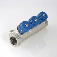 Коллектор Valtec с регулировочными вентилями, 3/4"х2 вых. 1/2" нар. ᐉ Коллектор Valtec с регулировочными вентилями, 3/4"х2 вых. 1/2" нар. ✔️ фото | ⏩ Progreem.by