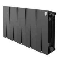 Радиатор биметаллический Royal Thermo PianoForte 300 Чёрный [10 секций]