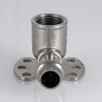 ᐉ Пресс-угольник (водорозетка) 90° из нержавеющей стали Valtec вн. р. 12 мм x 1/2 ✔️ фото | ⏩ Progreem.by