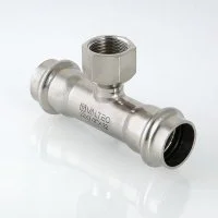 ᐉ Пресс-тройник из нерж. стали VALTEC с вн. резьбой 54 мм х 1/2" ✔️ фото | ⏩ Progreem.by