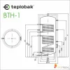 ᐉ Бойлер косвенного нагрева Теплобак ВТН-1 [400 л]  ✅ фото | Теплобак ⭐ Progreem.by