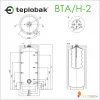 ᐉ Буферная емкость "Бак в баке" Теплобак ВТА/Н-2 [2000/200 л]  ✅ фото | Теплобак ⭐ Progreem.by