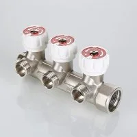 Коллектор с регулирующими вентилями Valtec 3/4", 2 х 1/2" ᐉ Коллектор с регулирующими вентилями Valtec 3/4", 2 х 1/2" ✔️ фото | ⏩ Progreem.by