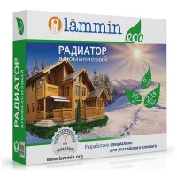 ᐉ Радиатор алюминиевый Lammin Premium AL 350/80 [4 секции] ✔️ фото | ⏩ Progreem.by