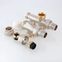 ᐉ Комплект терморегулирующего оборудования для радиатора Valtec 1/2"  х 3/4" Евроконус ✔️ фото | ⏩ Progreem.by