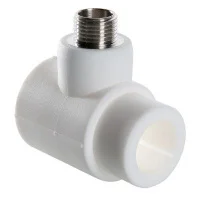 Тройник полипропиленовый коллекторный Valtec 40 х 3/4 нар.р.