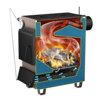 Твердотопливный котел СТЭН "Каракан" 14ТПЭ-3 [14 кВт]