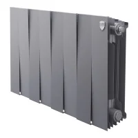 Радиатор биметаллический Royal Thermo PianoForte 300 Серебристый [8 секций]