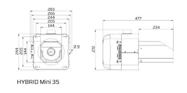 ᐉ Пеллетная горелка PellasX Hybrid Mini [35 кВт]  ✅ фото | PellasX ⭐ Progreem.by