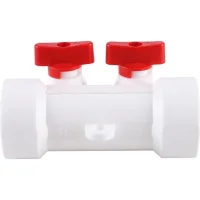 ᐉ Коллектор полипропиленовый Kalde с регулировочными кранами на 2 выхода, красный ✔️ фото | ⏩ Progreem.by