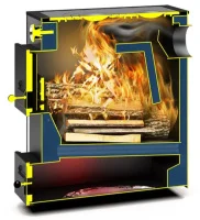 Твердотопливный котел-плита Теплодар Куппер Практик В [22 кВт]