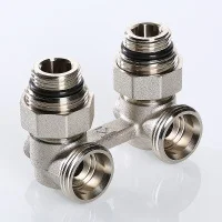 ᐉ Узел угловой Valtec 1/2" x 3/4" (евроконус) для нижнего подключения радиатора ✔️ фото | ⏩ Progreem.by