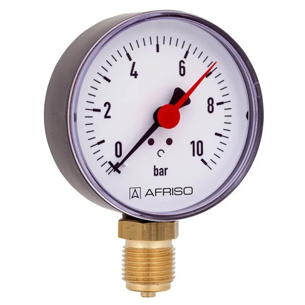 ᐉ Манометр Afriso RF RAD 80 0-6 бар ✔️ фото | ⏩ Progreem.by