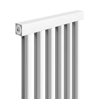 ᐉ Радиатор алюминиевый трубчатый Fusion FLOW 1800 [4 секции] ✔️ фото | ⏩ Progreem.by