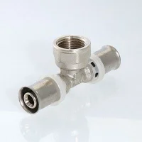 ᐉ Пресс-фитинг тройник Valtec c переходом на вн.р. 40 мм 1 ✔️ фото | ⏩ Progreem.by