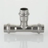 ᐉ Пресс-тройник из нержавеющей стали VALTEC 22 х 18 х 22 мм ✔️ фото | ⏩ Progreem.by