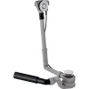 Сифон с переливом Geberit для ванны с системой нажатия PushControl, d52 мм, длина 26 см, хром глянцевый 150.755.21.1