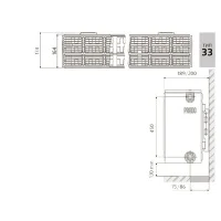 ᐉ Радиатор стальной панельный Prado Classic тип 33 500-1000 ✔️ фото | ⏩ Progreem.by