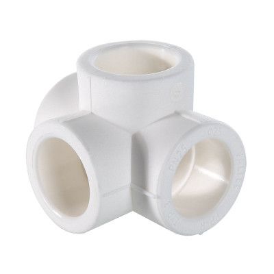 Крестовина полипропиленовая двухплоскостная Valtec 25 мм Крестовина полипропиленовая двухплоскостная Valtec 25 мм