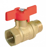 Кран шаровой БАЗ 11Б27п1 Ду20 А31/1 3/4” вр/нр бабочка