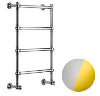 Полотенцесушитель Margaroli водяной 442/4, хром, золото