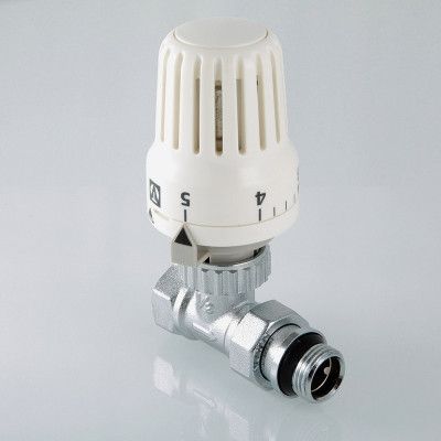 ᐉ Клапан с термостатической головкой Valtec для радиаторов, прямой 1/2" VT.048.N.04 ✅ фото | Valtec ⭐ Progreem.by