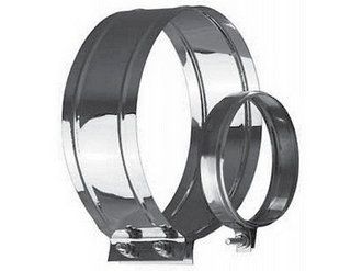 Хомут декоративный для дымохода 0,5 мм d 120 Хомут декоративный для дымохода 0,5 мм d 120