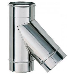 Тройник стального дымохода 45° d 380