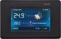 Комнатный термостат PellasX TOUCH для автоматики S. Control с ISM (беспроводной)
