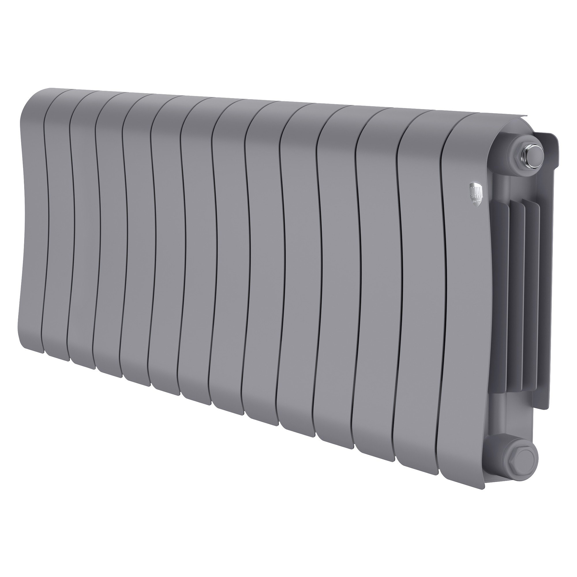 Радиатор биметаллический Royal Thermo Infinity 300 Silver Satin [14 секций]