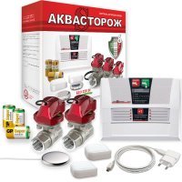 Система защиты от протечки воды Аквасторож «Оригинал Эксперт+ Радио» 3/4", от батареек/от сети