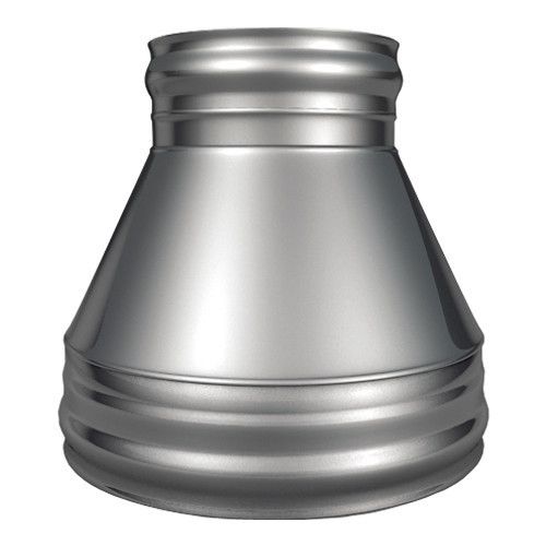 Конус утепленного дымохода Конвекция 0,8/0,5 мм d 180/280 мм