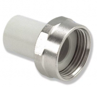 Штуцер с перекидной гайкой Wavin Ekoplastik 20x3/4"