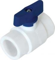 Кран шаровой полипропиленовый Kalde 20 мм синий Кран шаровой полипропиленовый Kalde 20 мм синий