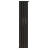 Радиатор алюминиевый STOUT Sebino 2000 нижнее подключение (цвет 2748 cod.07 черный) [4 секции], Италия | Фото