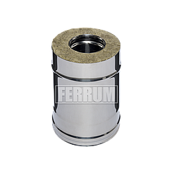 Труба дымохода утепленного Ferrum 0.25 м / 0.8+0.5 мм d 130/200 мм