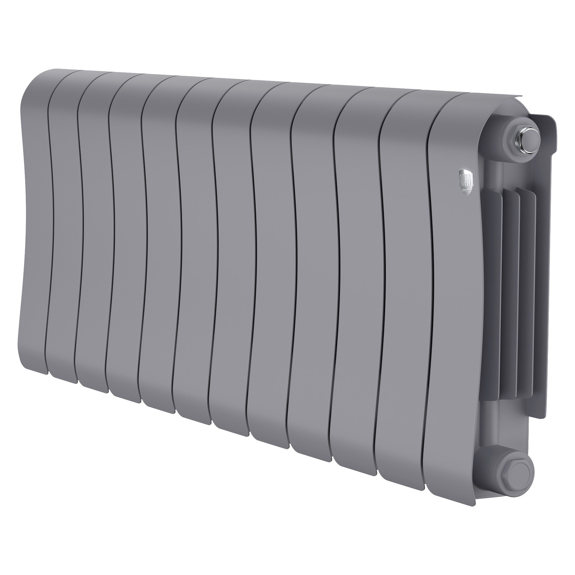 Радиатор биметаллический Royal Thermo Infinity 300 Silver Satin [12 секций]