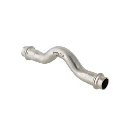 Обвод (раструб-раструб) из нержавеющей стали Valtec 22x22 мм