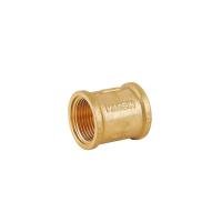Муфта соединительная латунная ICMA 3/4" (никелированная) Муфта соединительная латунная ICMA 3/4" (никелированная)