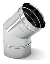 Колено стального дымохода 45° d 120